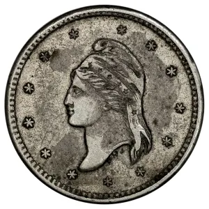 (1867-1870) Nonpareil Assembly Social Club, Baltimore 5 Token - Very Fine
