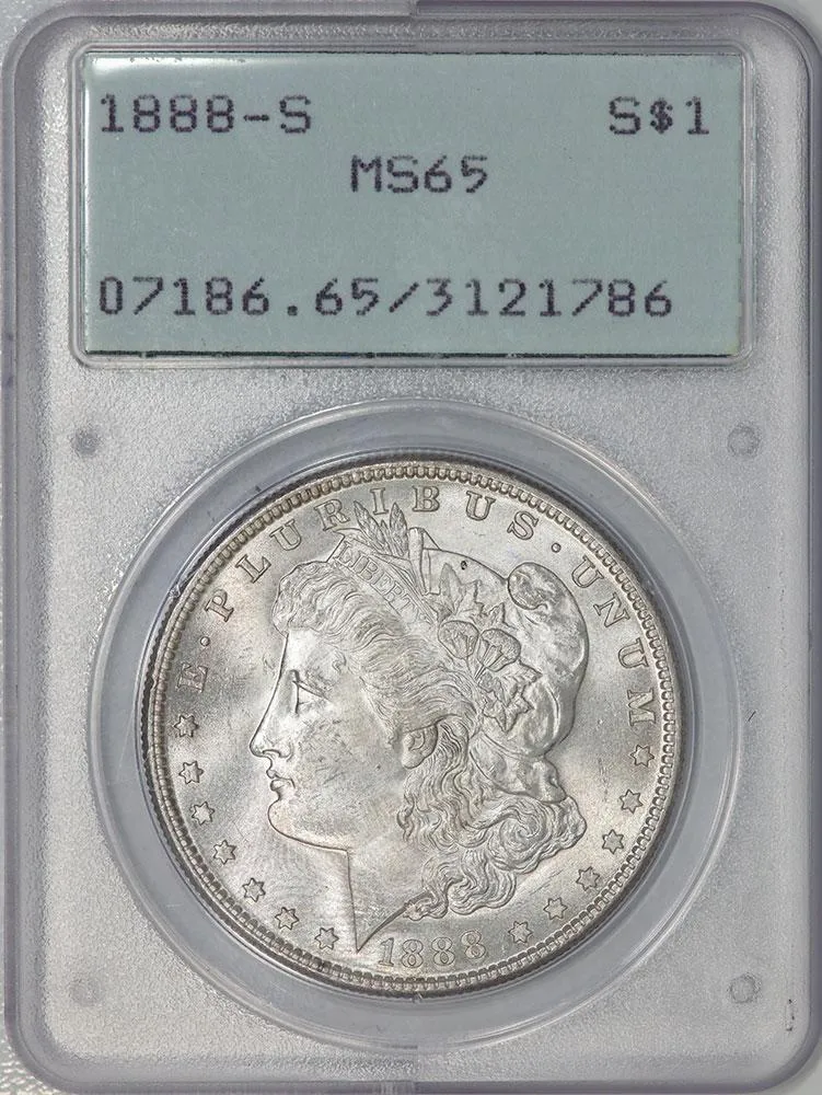 1888-S Morgan Dollar Special - PCGS MS 65 Rattler - Gem Uncirculated
