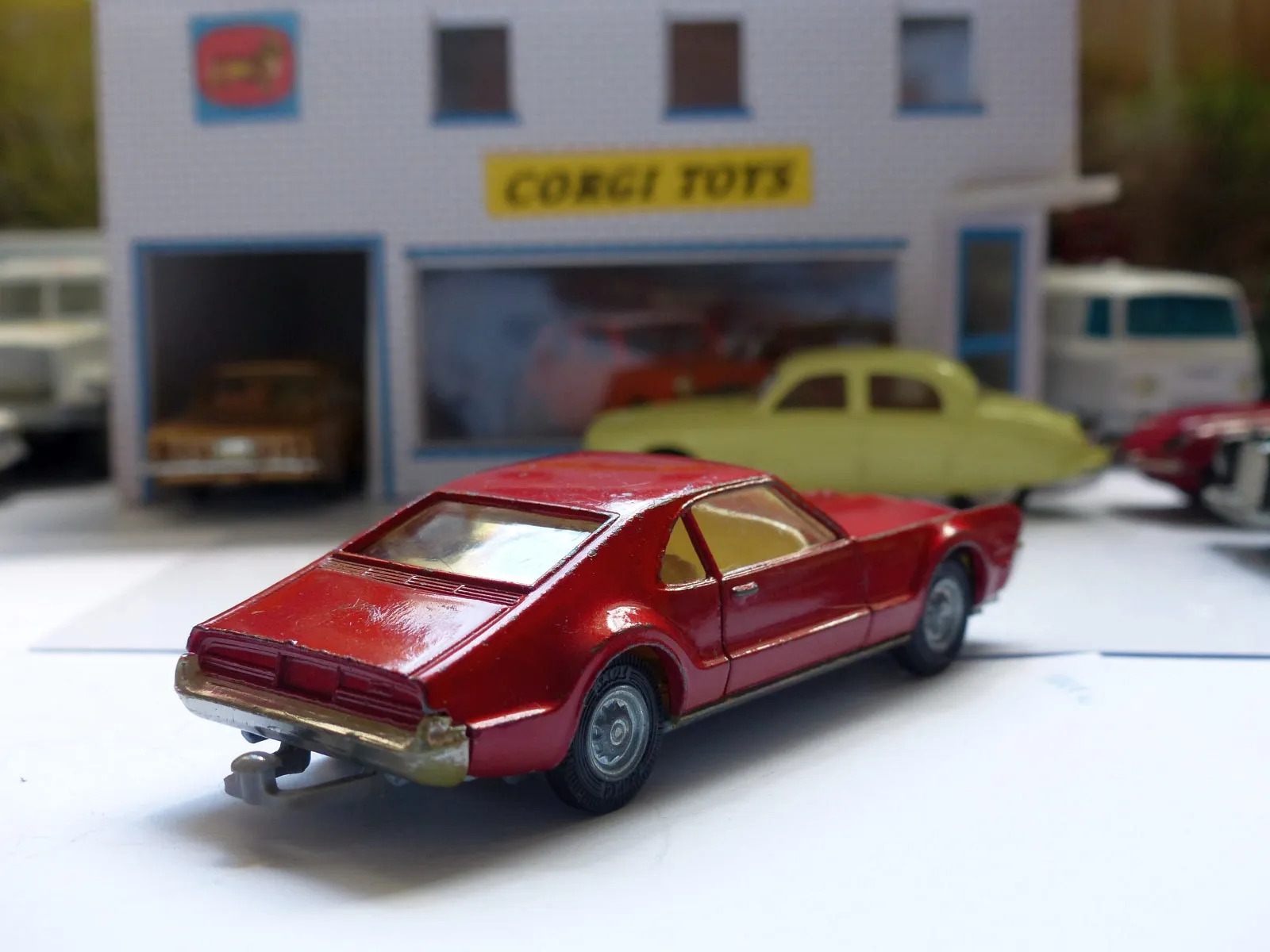276 Oldsmobile Toronado in metallic red with original box
