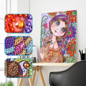 5D DIY  Special-Shaped Diamond- Beautiful Cat 30*40cm