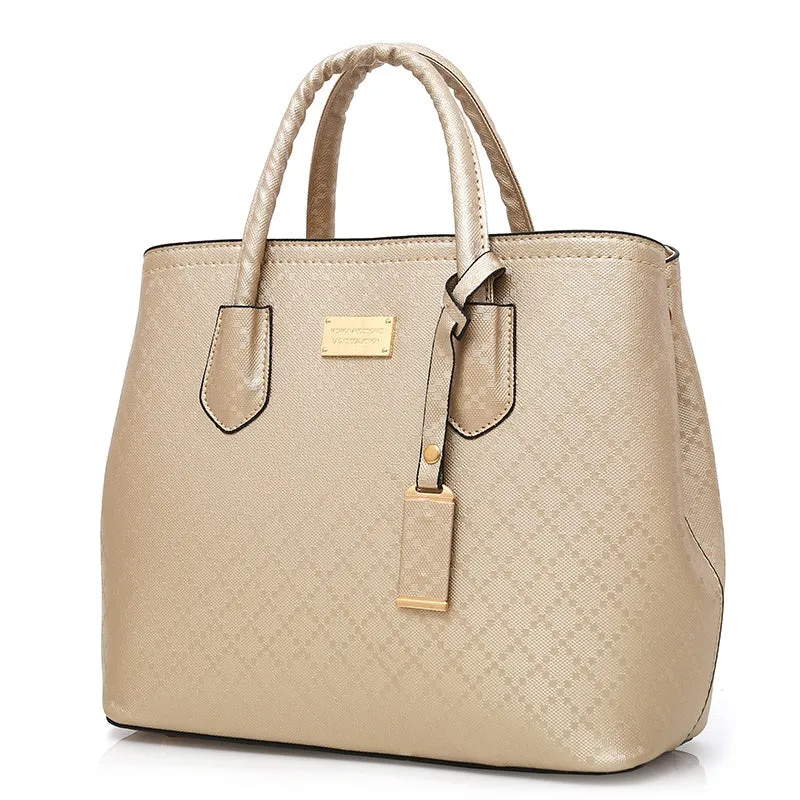 6 Pcs Argyle Pattern Handbag Set