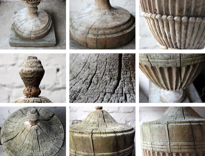 A Glorious Carved Classical Regency Period Architectural Urn Finial