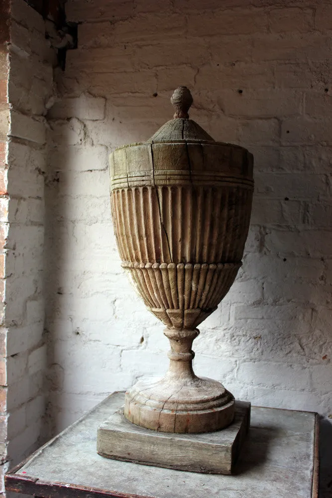A Glorious Carved Classical Regency Period Architectural Urn Finial