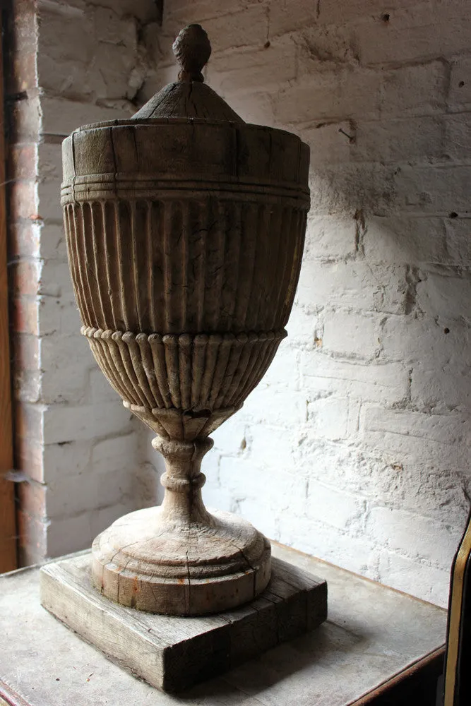 A Glorious Carved Classical Regency Period Architectural Urn Finial