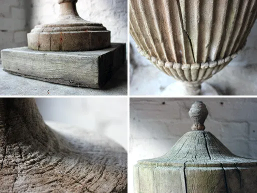 A Glorious Carved Classical Regency Period Architectural Urn Finial