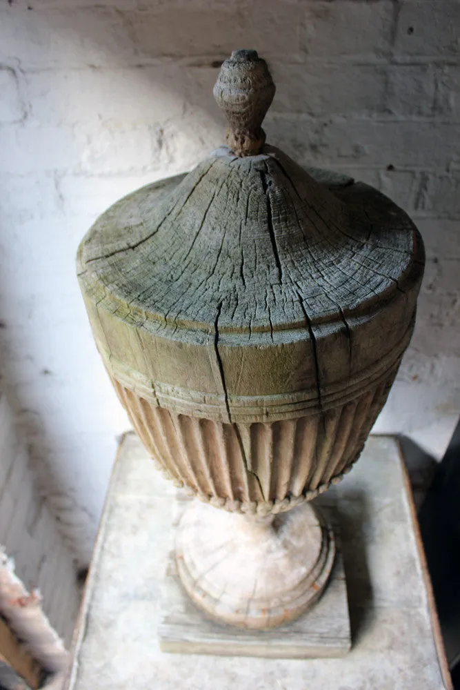 A Glorious Carved Classical Regency Period Architectural Urn Finial