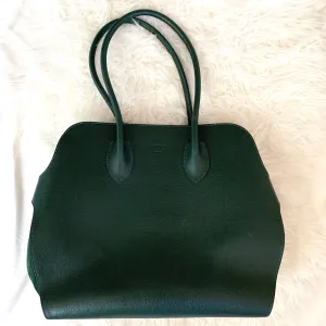 Aevha London Dark Green Large Tote Made in Italy