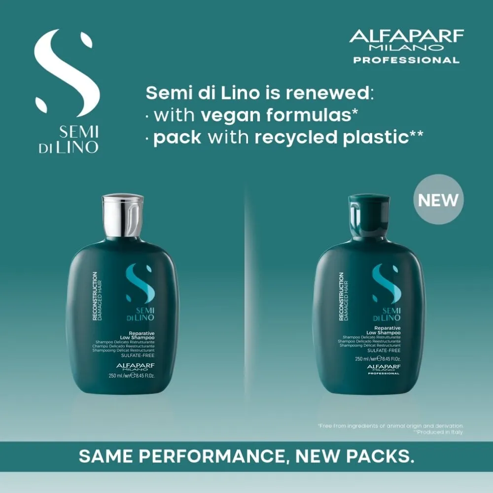 Alfaparf Milano Semi Di Lino Reconstruction Reparative Shampoo 250ml