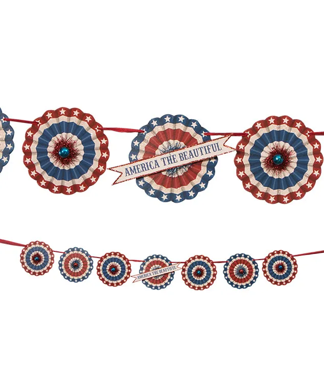 America the Beautiful Garland