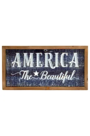 America the Beautiful Sign