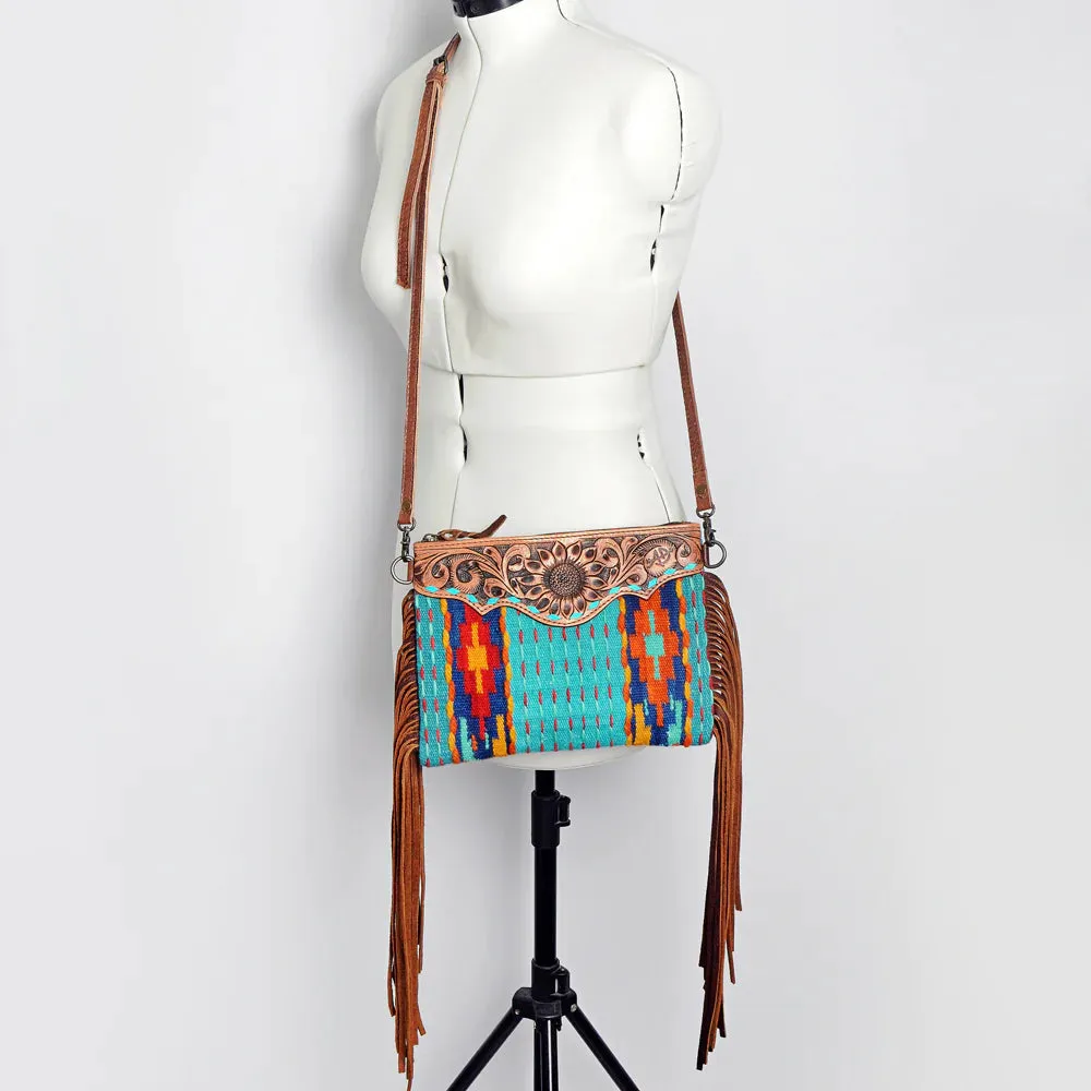 American Darling Hand Wooven Saddle Blanket Crossbody