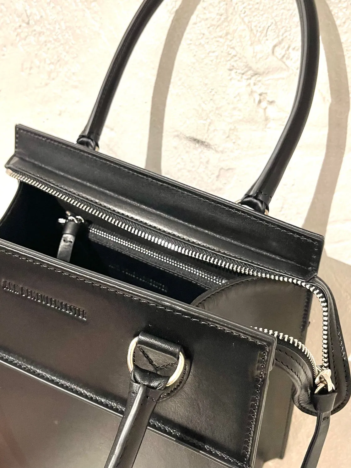 Ann Demeulemeester top handle hand bag