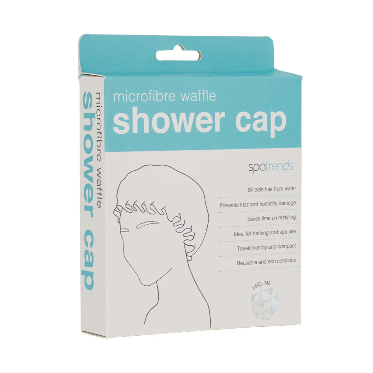 Annabel Trends Spa Trends Waffle Shower Cap White