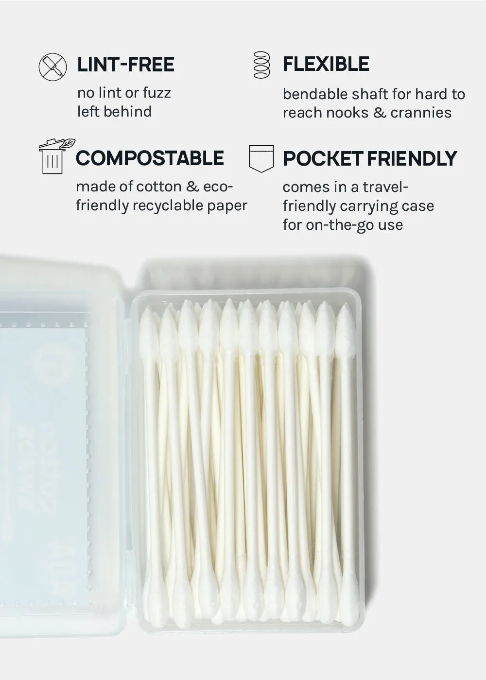 AOA Precision Tip Cotton Swabs