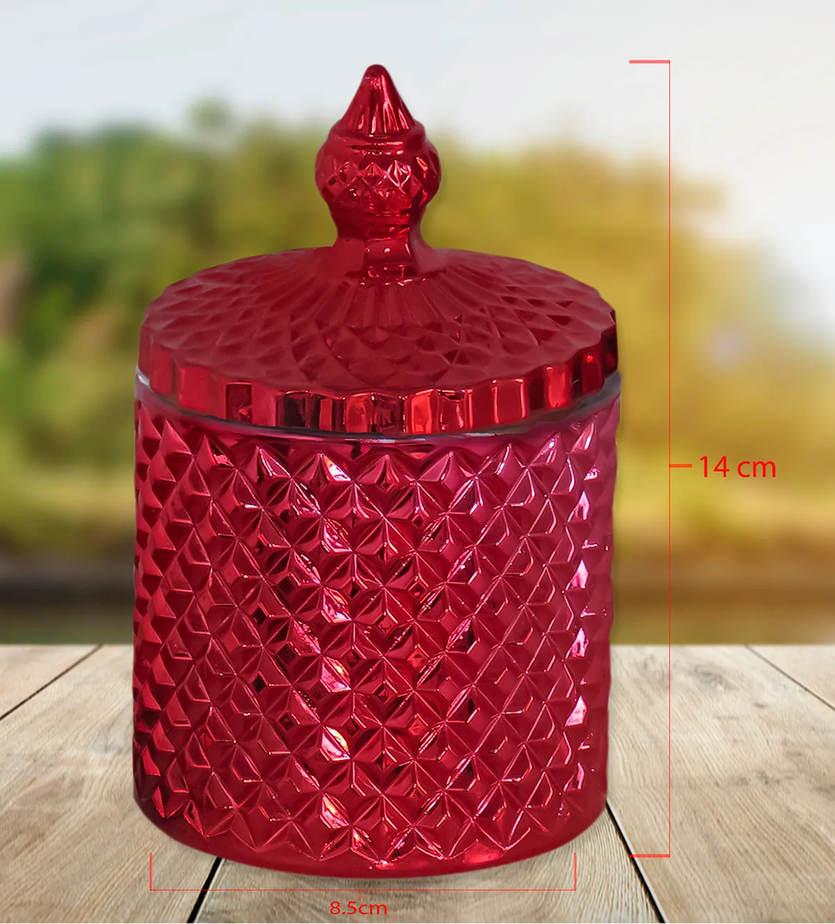 Aura Essence Candles - Red Luxury Candle Jar