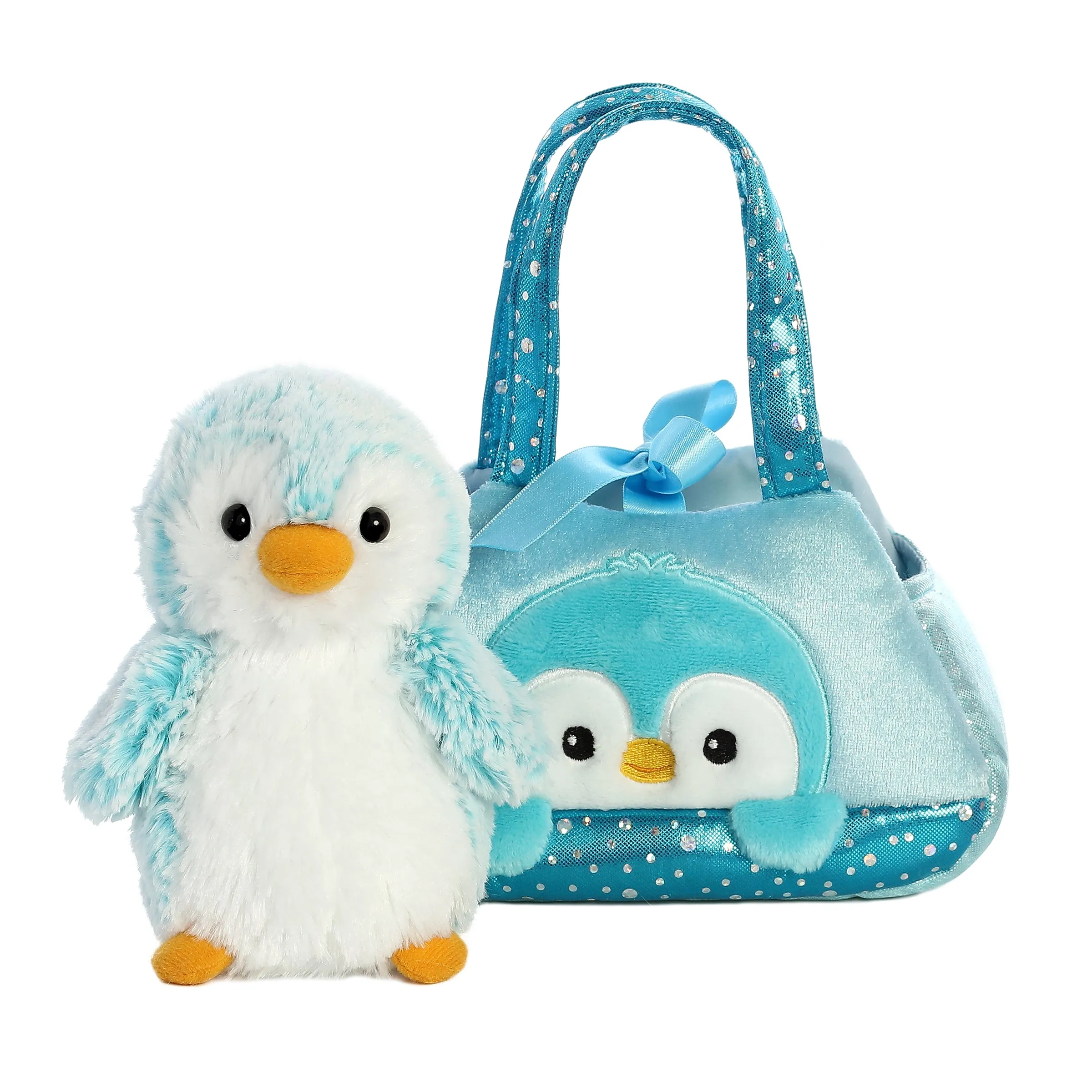 Aurora® - Fancy Pals™ - 7" PomPom Penguin - Blue