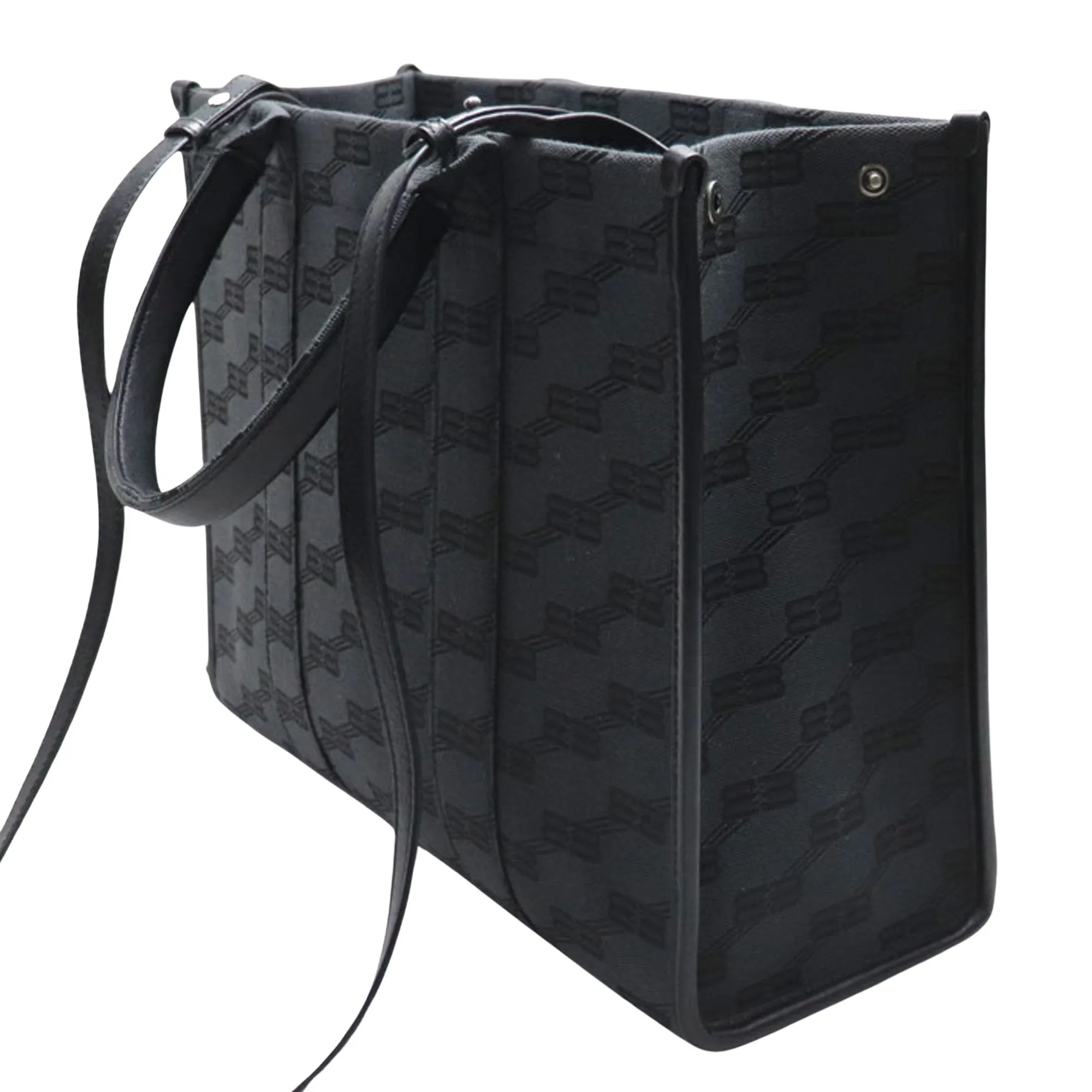 Balenciaga Hardware Black Canvas Bag