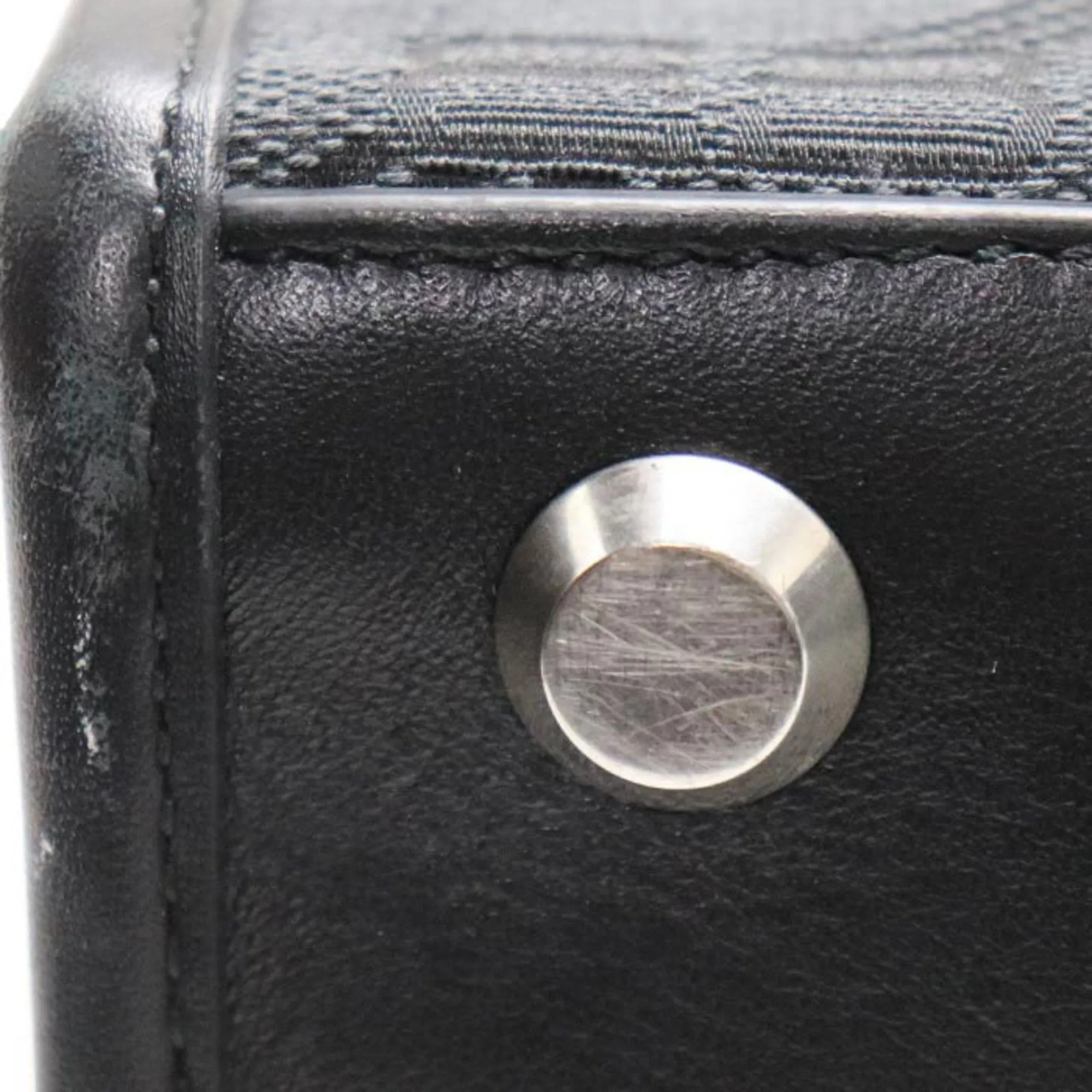 Balenciaga Hardware Black Canvas Bag