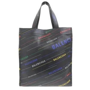 Balenciaga Market Shopper Black Leather Bag