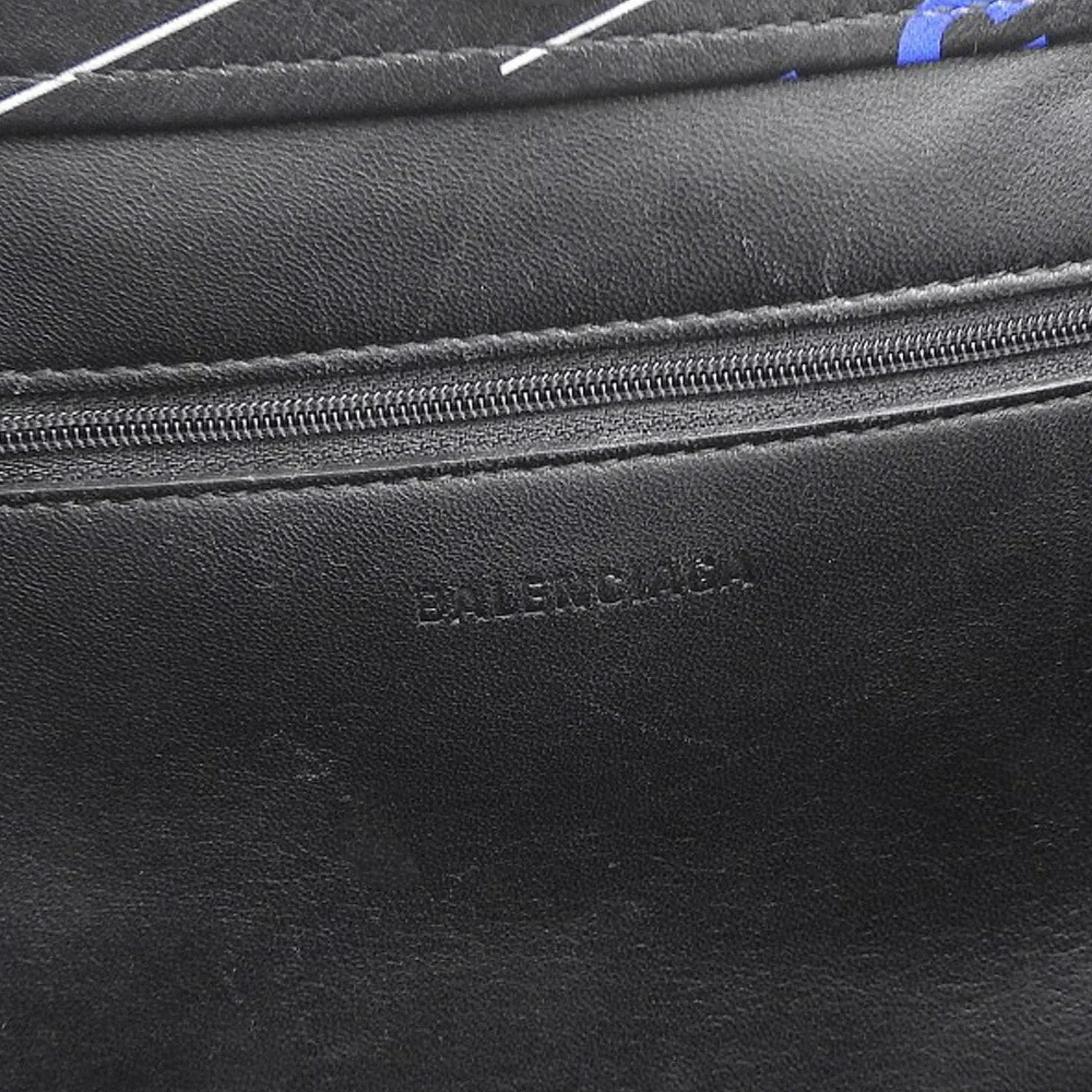 Balenciaga Market Shopper Black Leather Bag