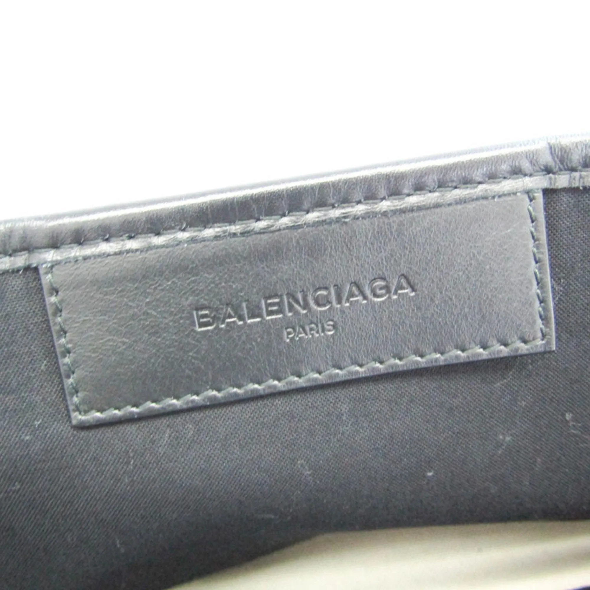 Balenciaga Navy Cabas Multicolour Canvas Bag