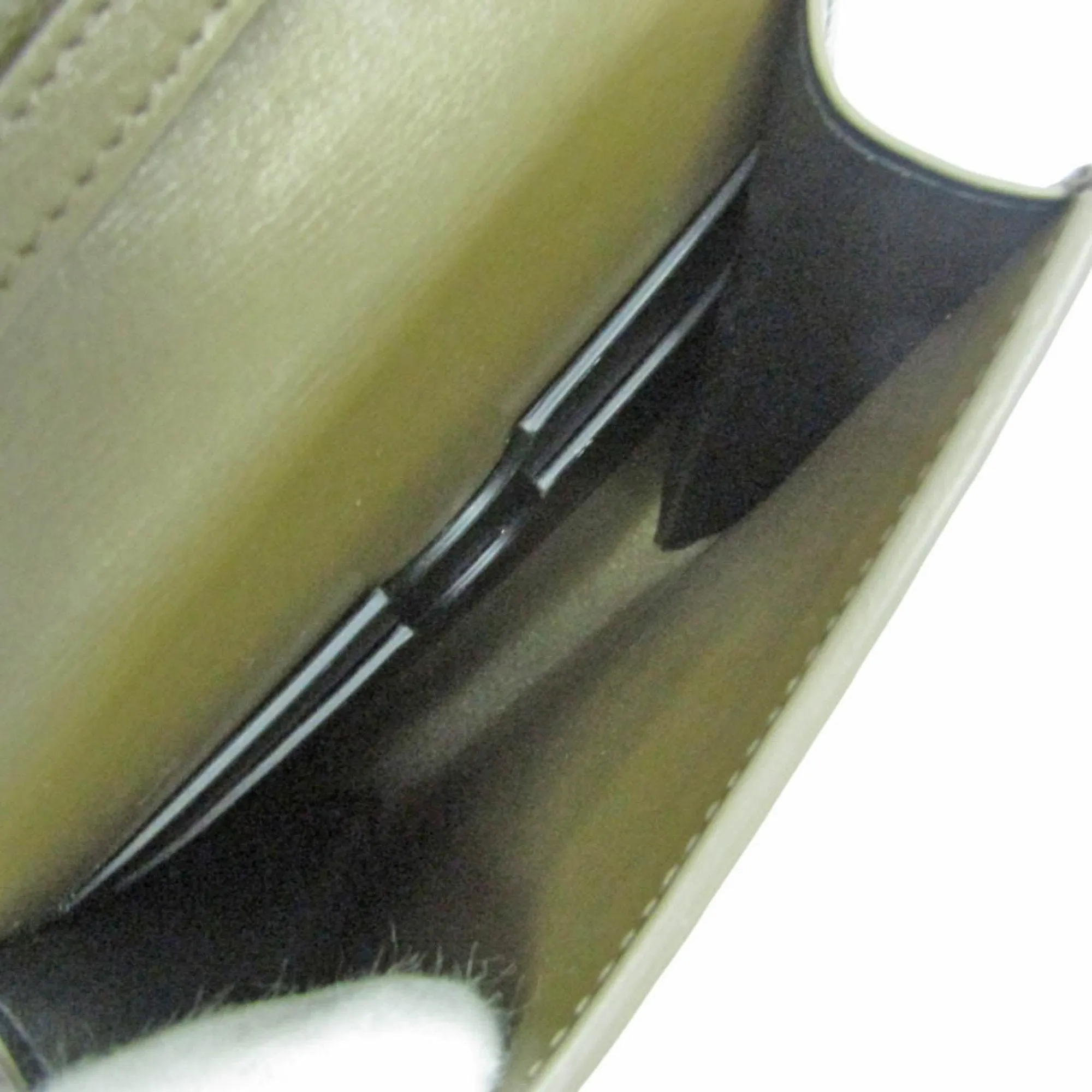 Balmain Khaki Leather Bag