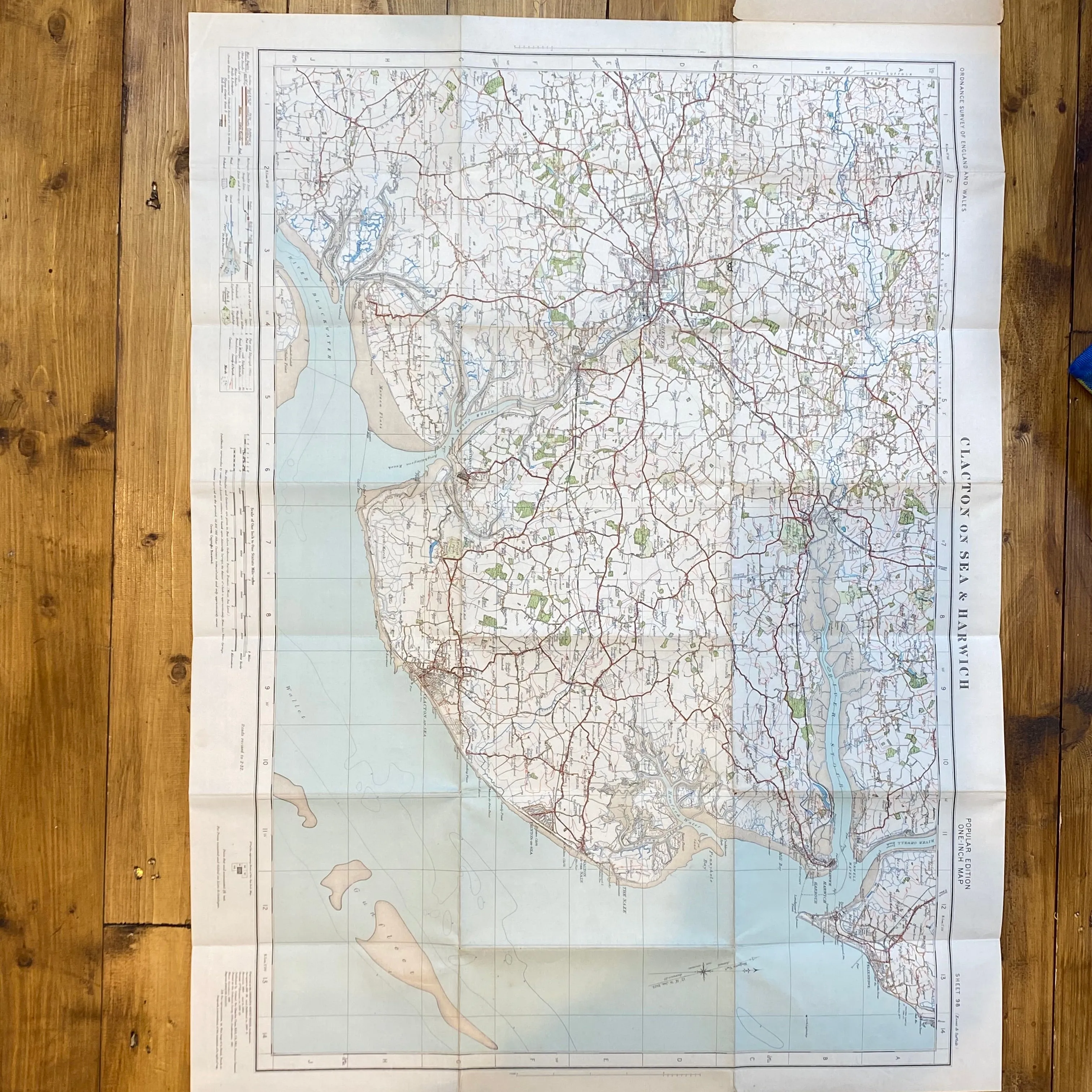 Beautiful 1920s map