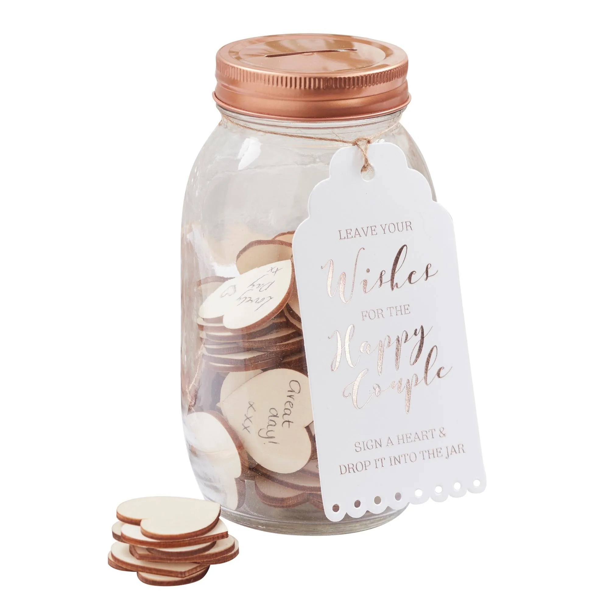 Beautiful Botanics Wishing Jar Guest Book Beautiful Botanics Each