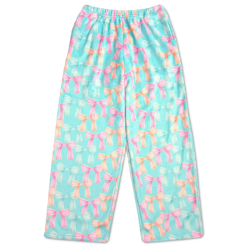 beautiful bows plush pants