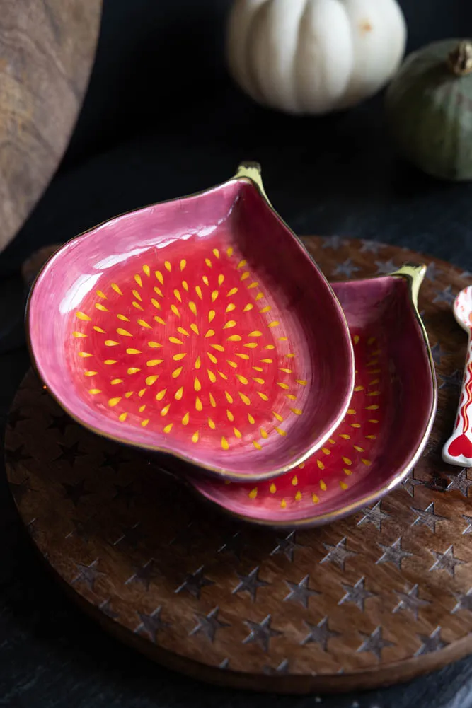 Beautiful Fig Serving Dish