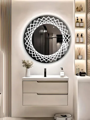 Beautiful LED Round Mirror