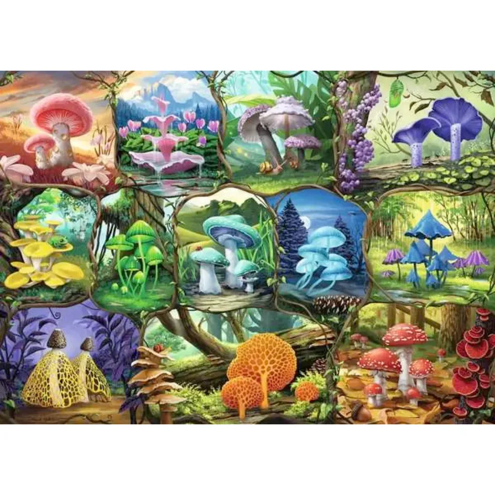 Beautiful Mushrooms (1000 Pieces)