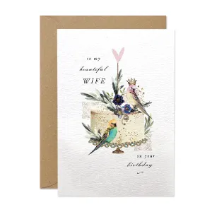 Beautiful Wife Birthday Card