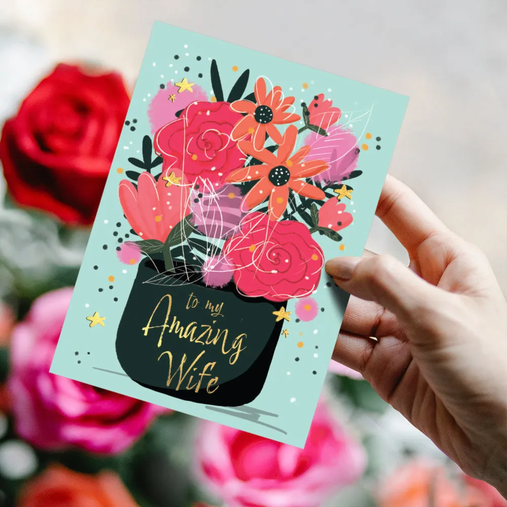 Beautiful Wife Single Card