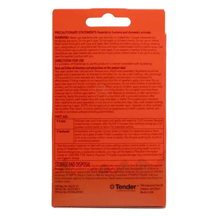 BENS 30 DEET TICK/INSECT WIPES (12)