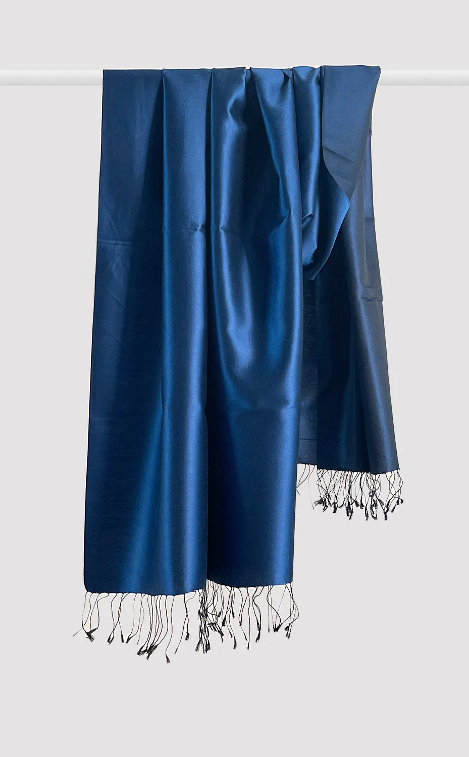 Berry Blue Silk Stole