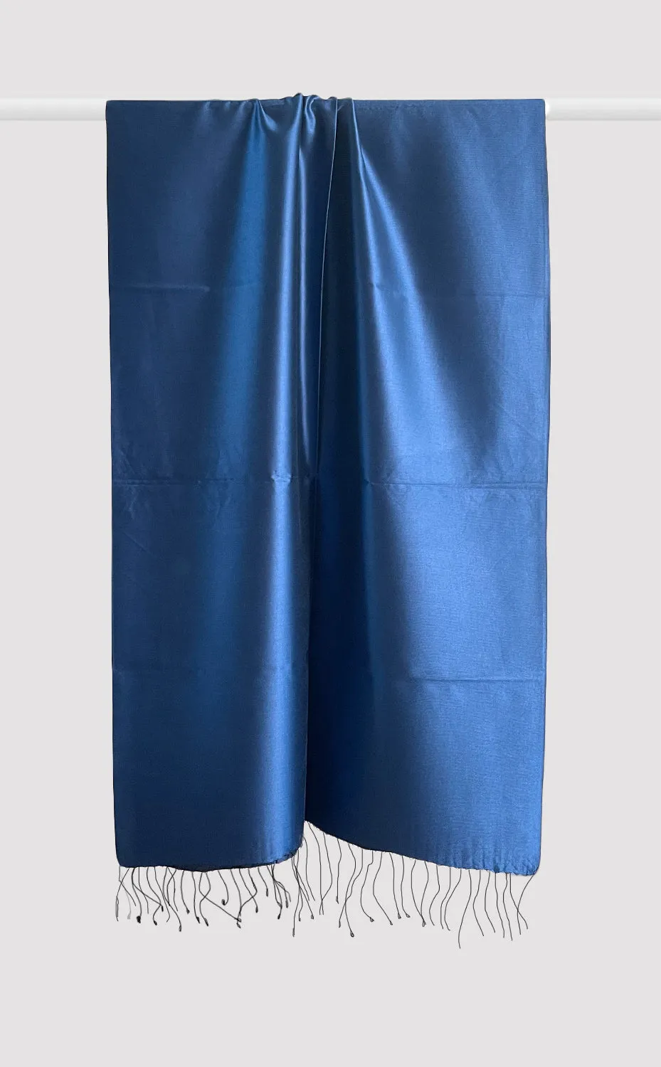 Berry Blue Silk Stole