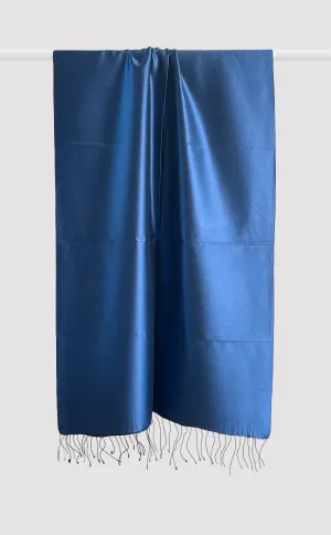 Berry Blue Silk Stole