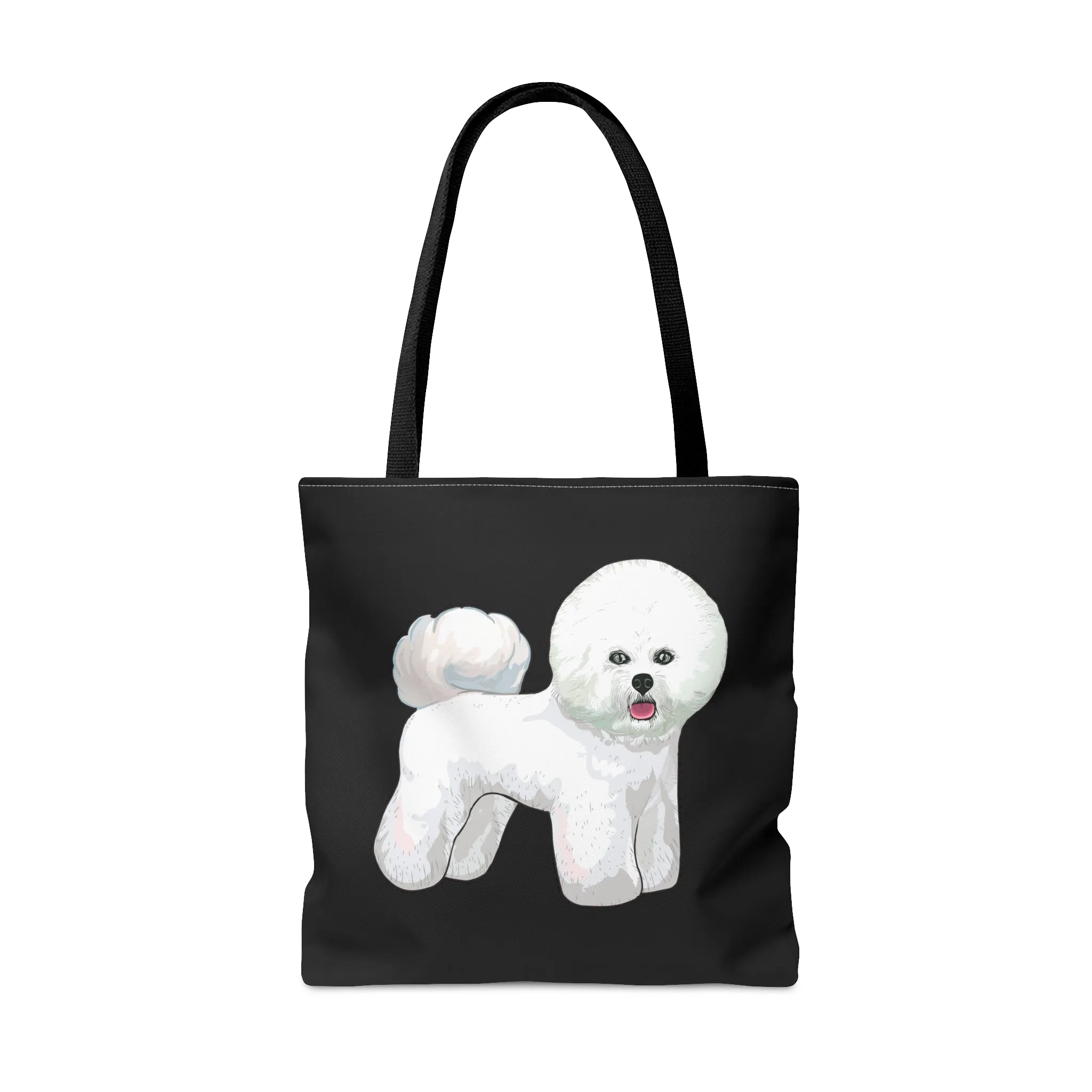 Bichon Frise Tote Bag, 3 Sizes, Polyester, Dog Lover, Bichon Mom, Bichon Dad, Gift for Mom, Gift for Dad, Made in USA!!