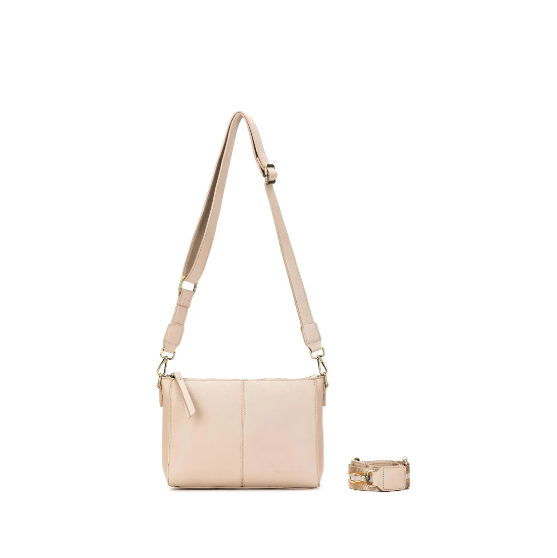 Black Caviar Designs Aspen Crossbody Bag - Oatmeal