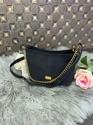 Black Vernika Shoulder Handbag