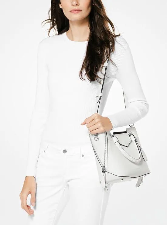 Blakely Tote Bag in Optic White
