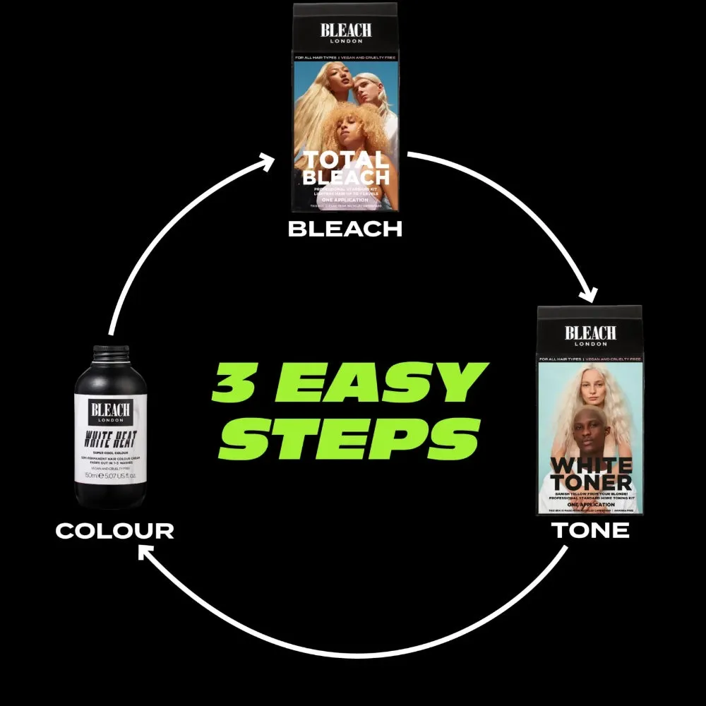 Bleach London Fade To Grey Charcoal Grey Toner Kit