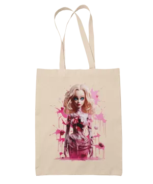 Blood Splatter Barbie Tote Bag