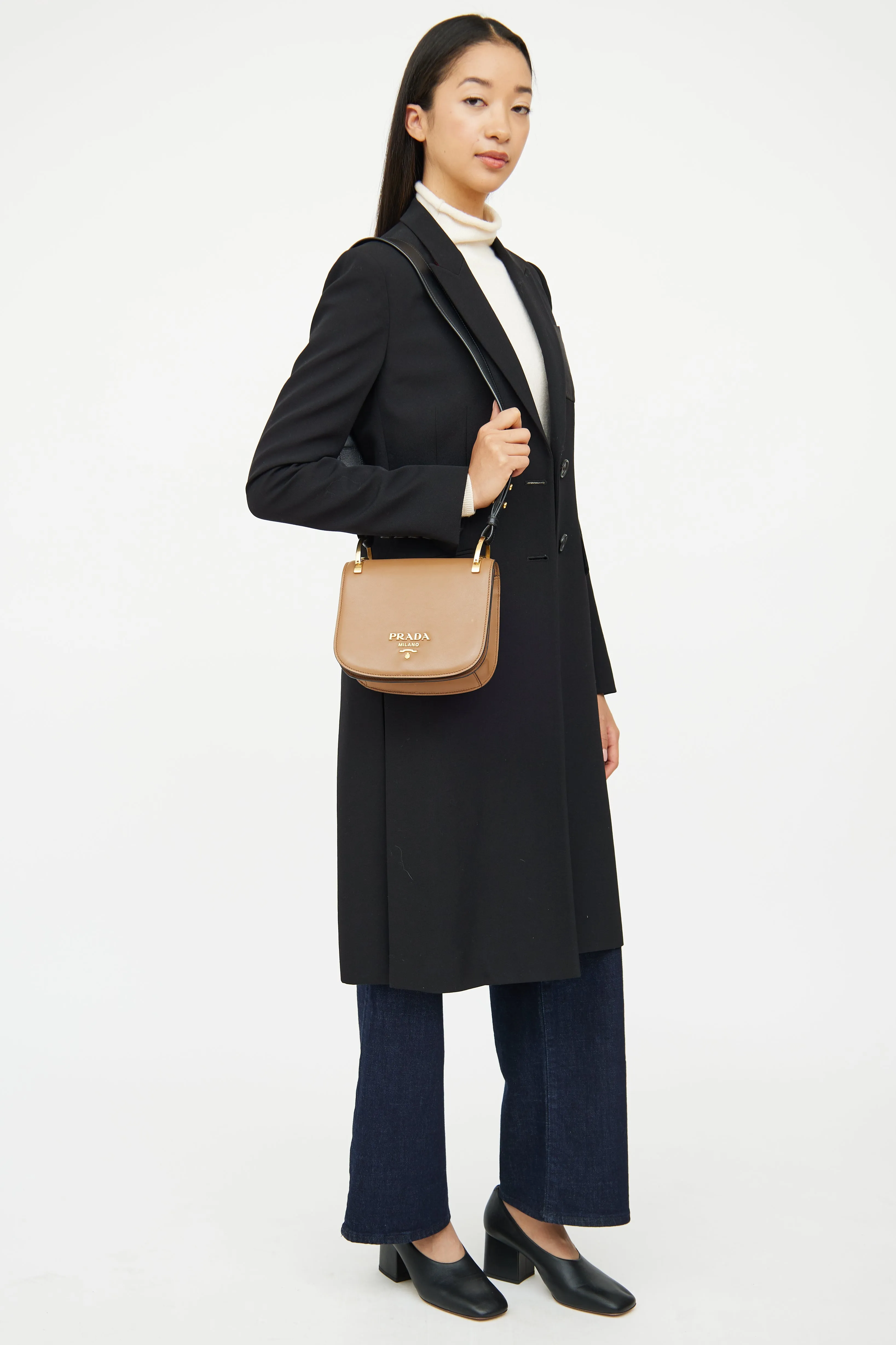 Brown & Black Pionniere Saddle Bag