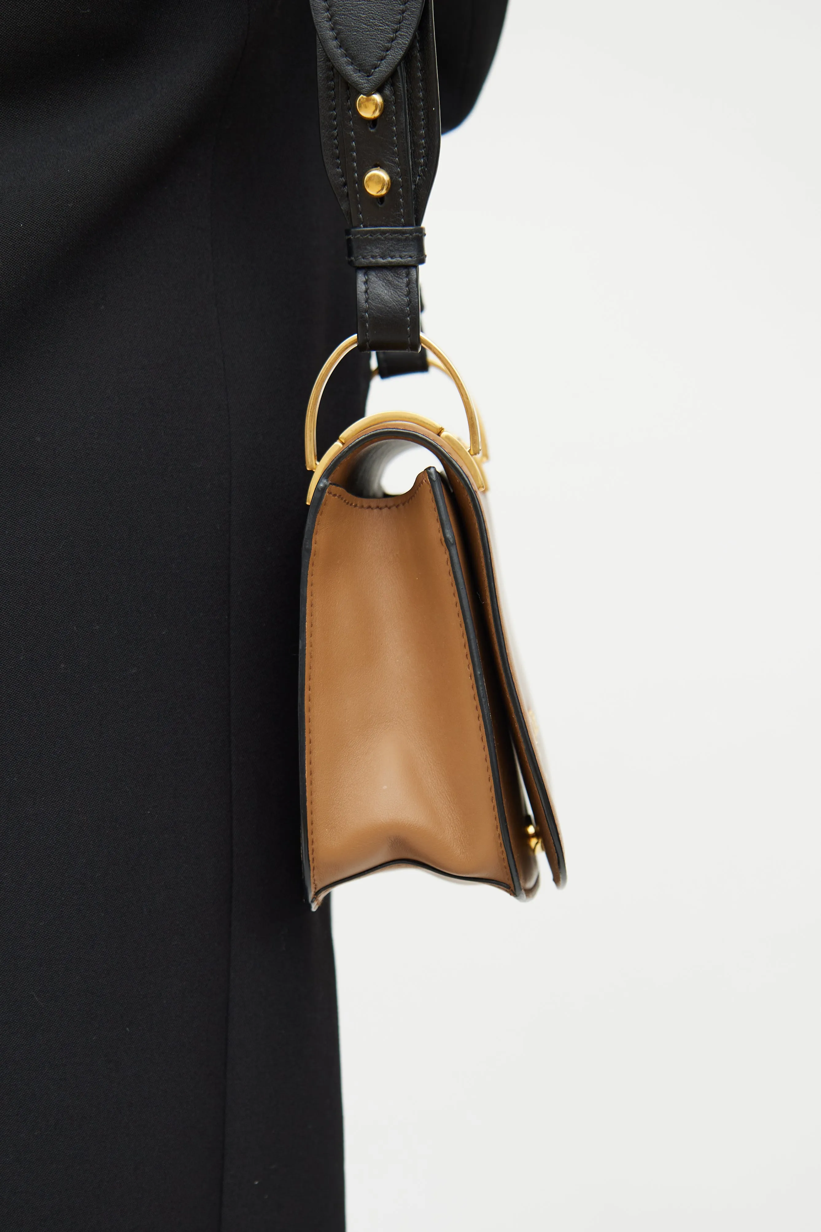 Brown & Black Pionniere Saddle Bag