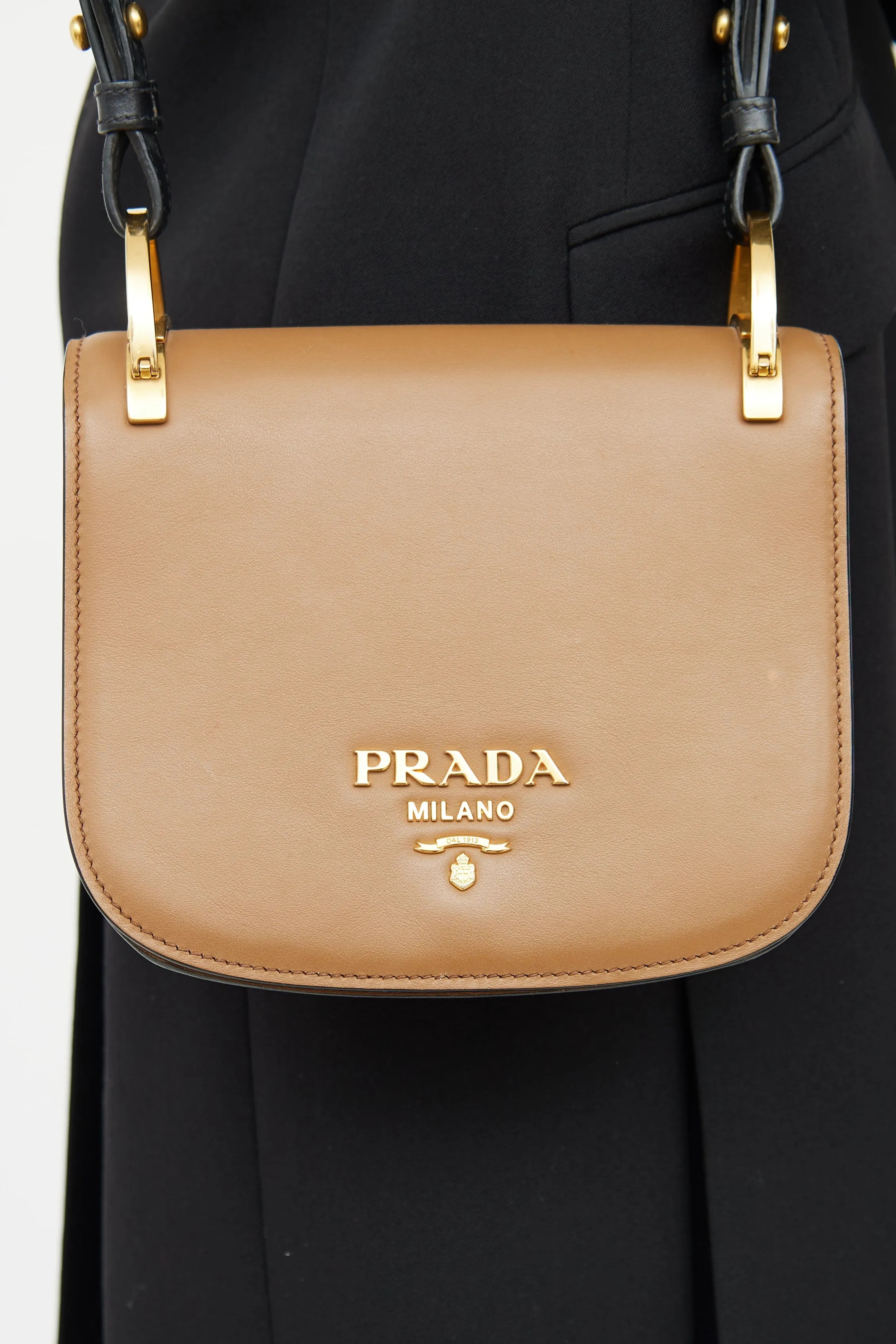 Brown & Black Pionniere Saddle Bag