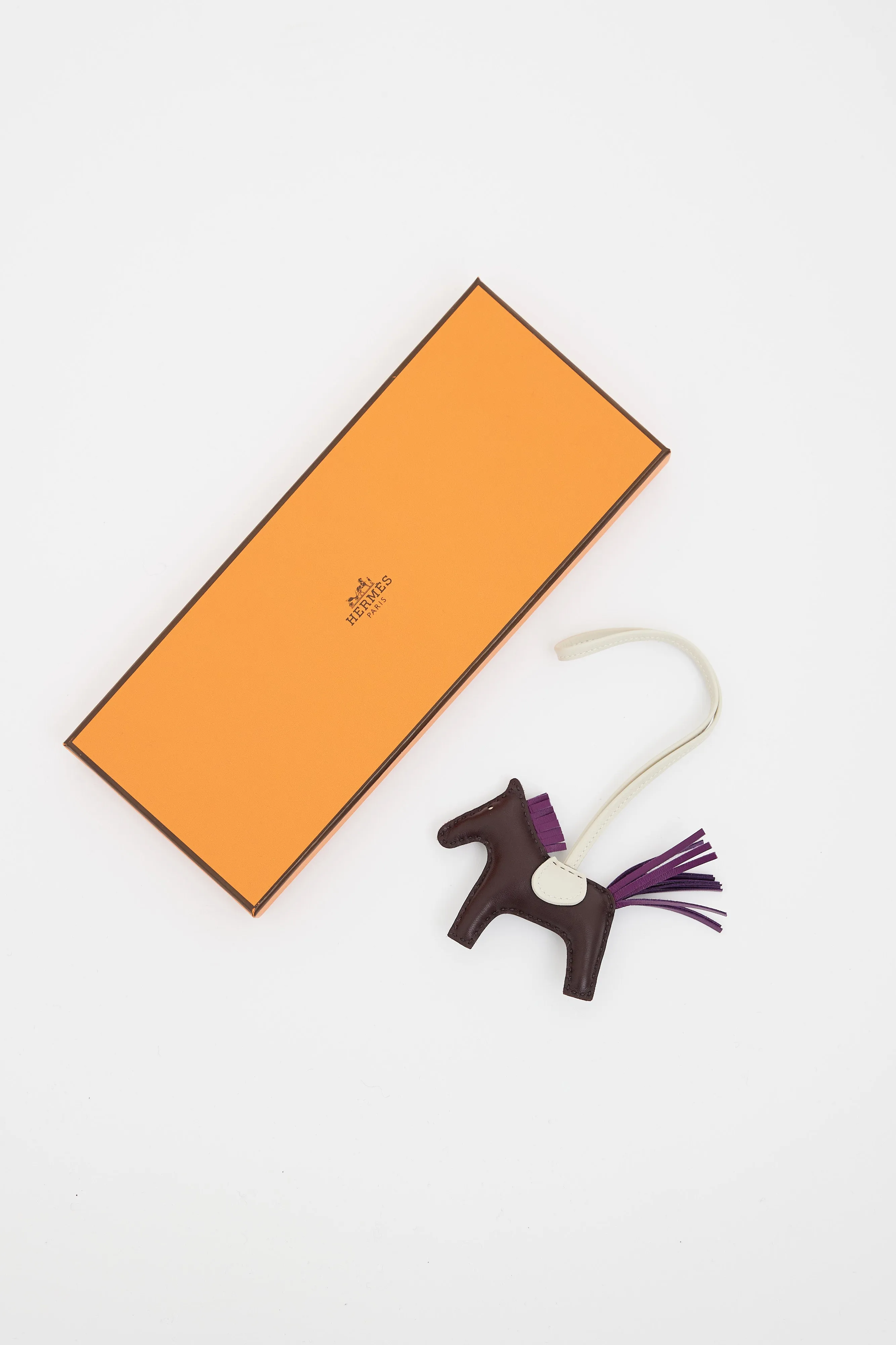 Brown & Cream Rodeo PM Bag Charm