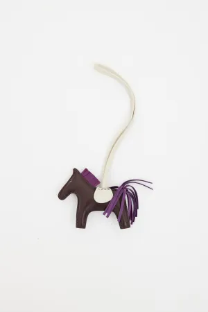Brown & Cream Rodeo PM Bag Charm
