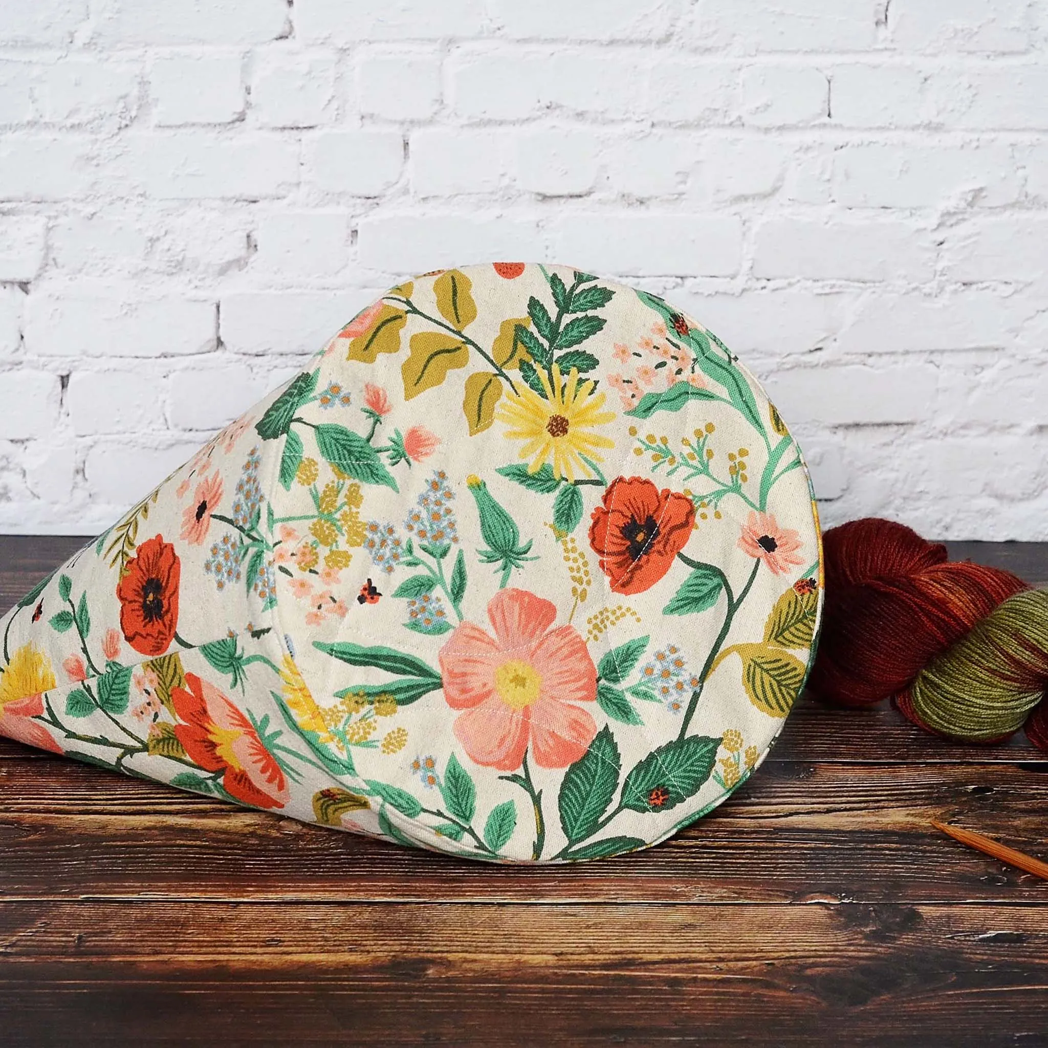 Bucket Bag in Rifle Paper's Camont Canvas